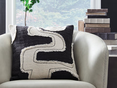Luxury Living Gallery - Ashley Furniture - Veerbank Pillows - Pillow (4/CS) / Black/Beige - A1001114
