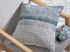 Luxury Living Gallery - Ashley Furniture - Harperville Pillows - Pillow (4/CS) / Blue/White - A1001127