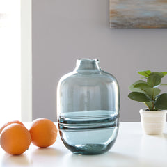 Luxury Living Gallery - Ashley Furniture - Lemmitt Vase - Vase / Teal - A2000540