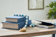 Luxury Living Gallery - Ashley Furniture - Jolina Box Set (set of 3) - Box Set (3/CN) / Blue - A2000617