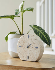 Luxury Living Gallery - Ashley Furniture - Donfordson Table Clock - Table Clock / Beige - A2000660C