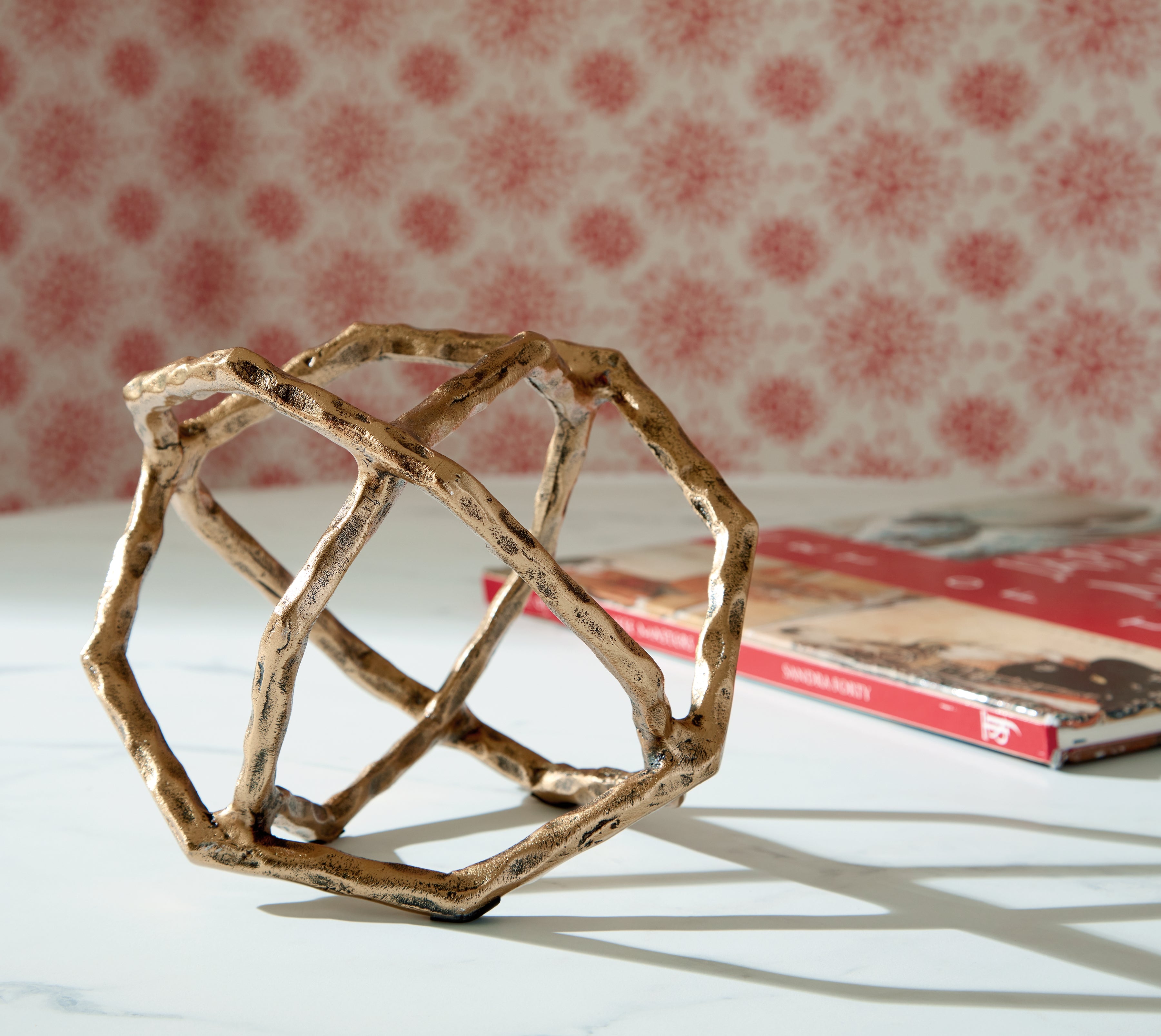 Luxury Living Gallery - Ashley Furniture - Laddington Sculpture - Sculpture (2/CS) / Antique Brass Finish - A2000670