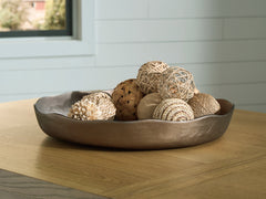 Luxury Living Gallery - Ashley Furniture - Wallmen Tray - Tray / Champagne Gold Finish - A2000817