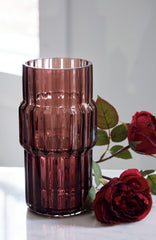 Luxury Living Gallery - Ashley Furniture - Dorlow Vase - Vase / Mauve - A2900025V