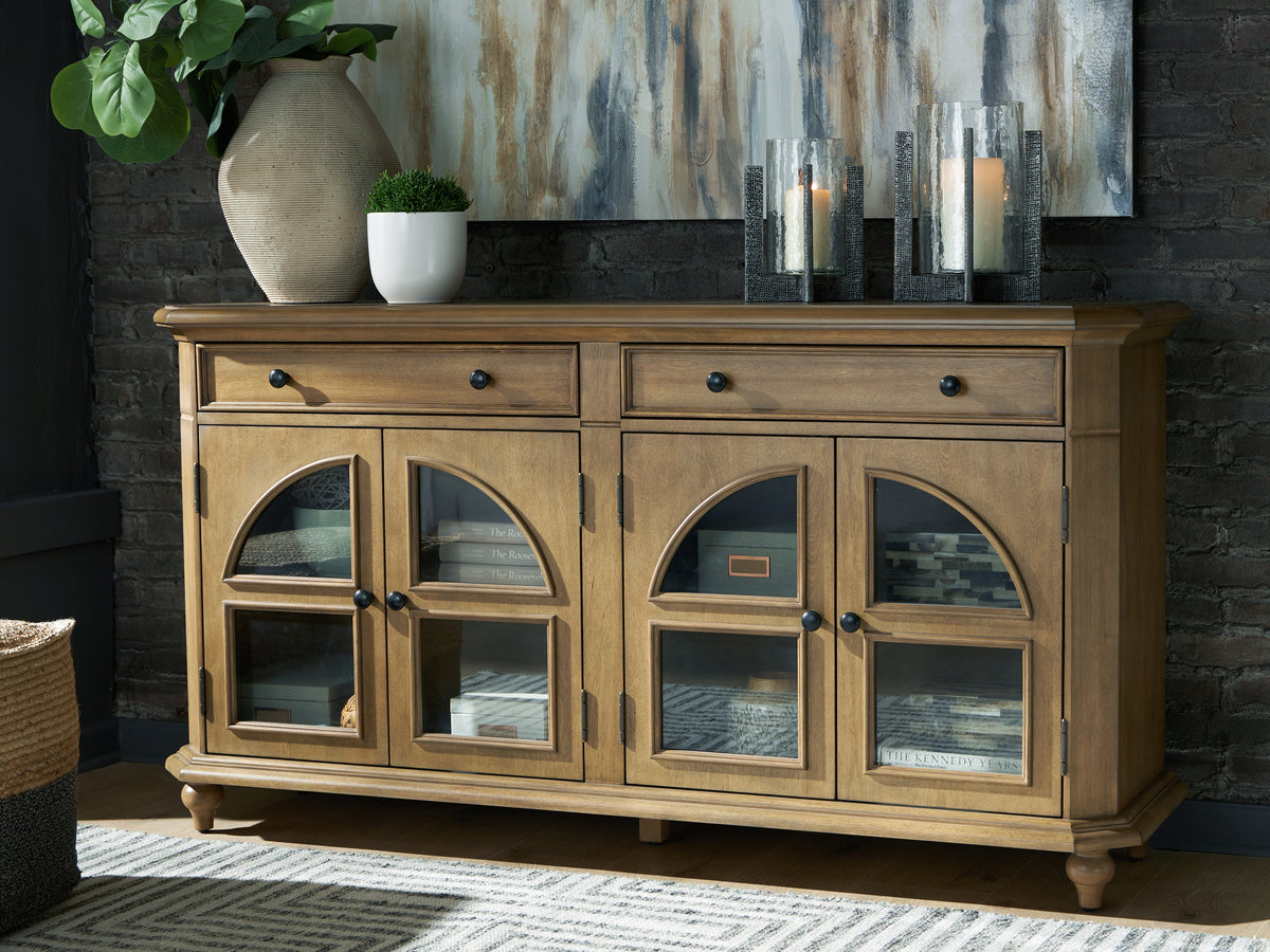 Luxury Living Gallery - Ashley Furniture - Barlomore Accent Cabinet - Accent Cabinet / Brown - A4000597