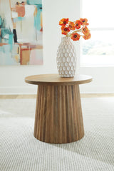 Luxury Living Gallery - Ashley Furniture - Ceilby Accent Table - Accent Table / Natural - A4000602