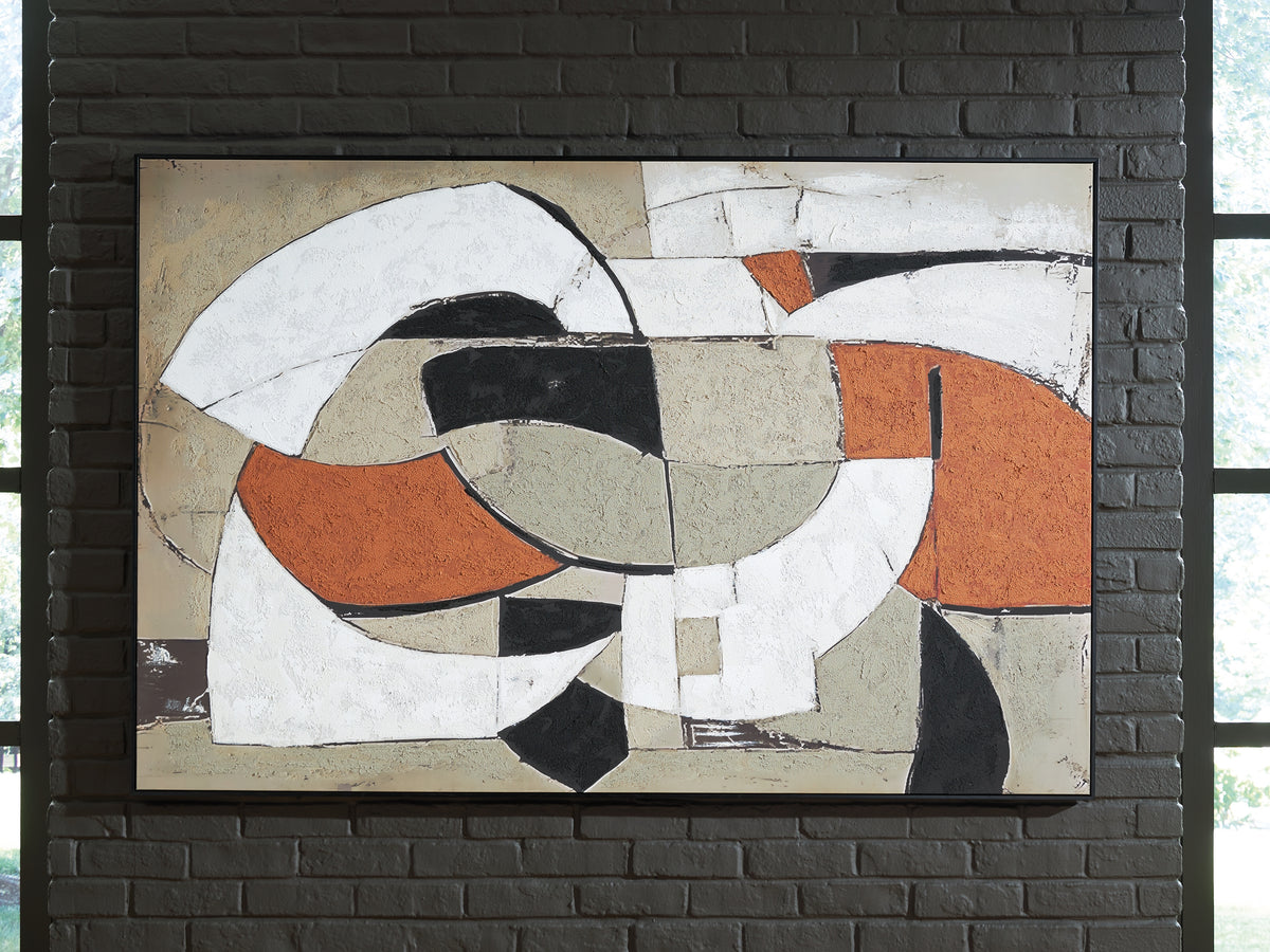 Luxury Living Gallery - Ashley Furniture - Anchorstone Wall Decor - Wall Art - A8000478