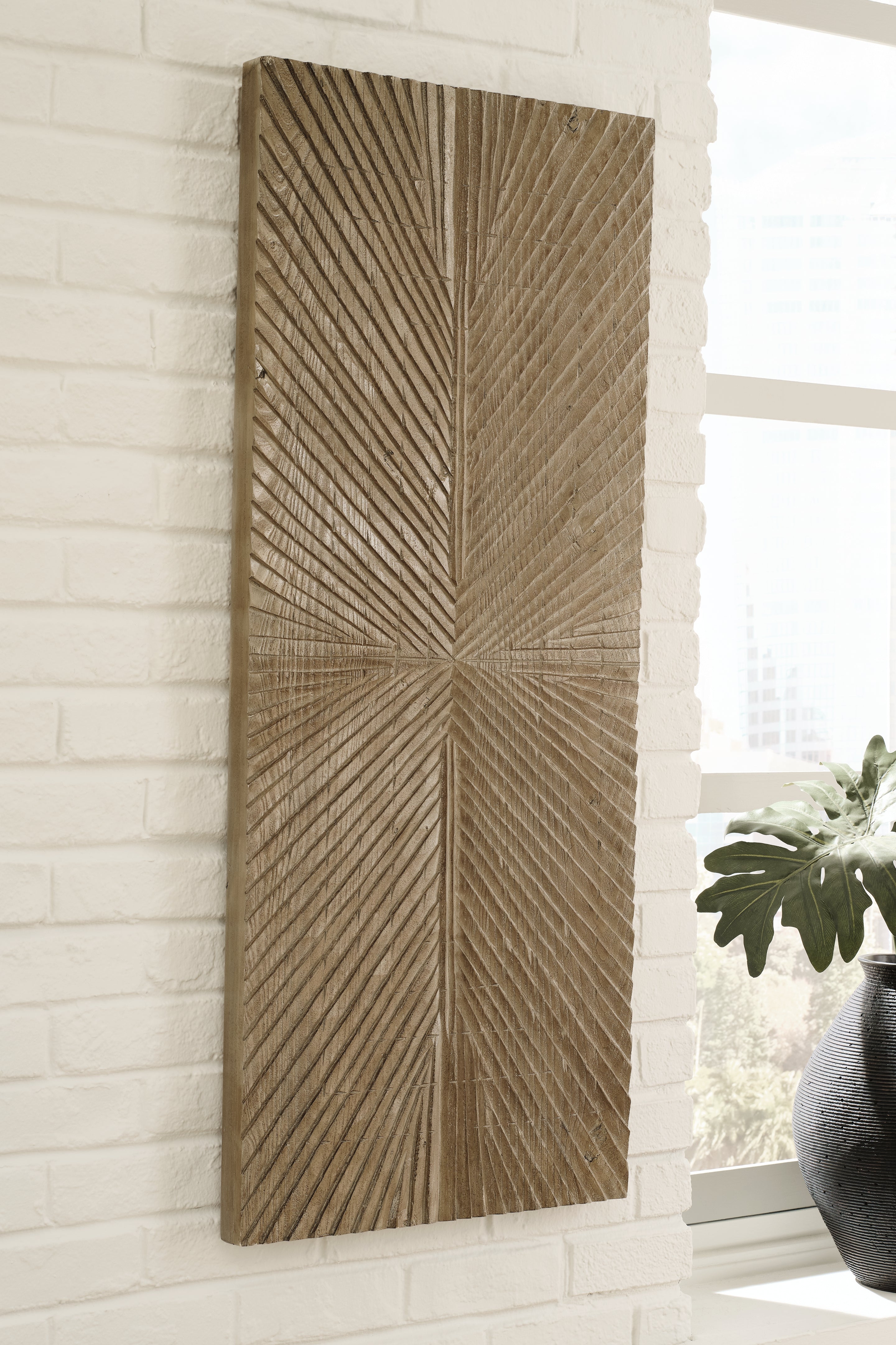 Luxury Living Gallery - Ashley Furniture - Lenora Wall Decor - Wall Decor / Distressed Brown - A8010280