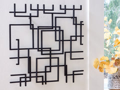 Luxury Living Gallery - Ashley Furniture - Aadanton Wall Decor - Wall Decor / Black - A8010400