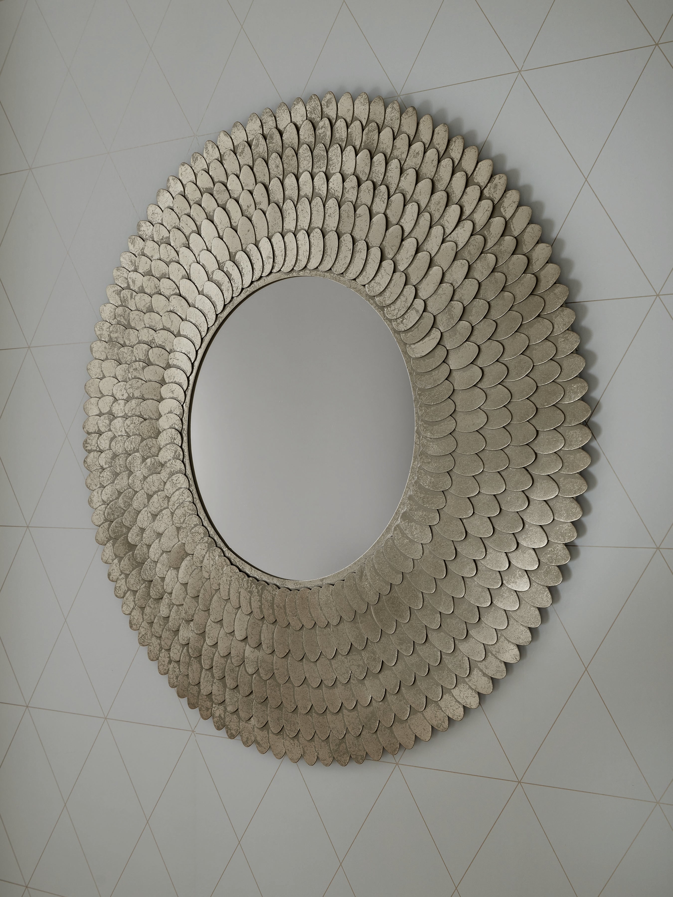 Luxury Living Gallery - Ashley Furniture - Wrightmund Mirror - Accent Mirror / Champagne Finish - A8010422