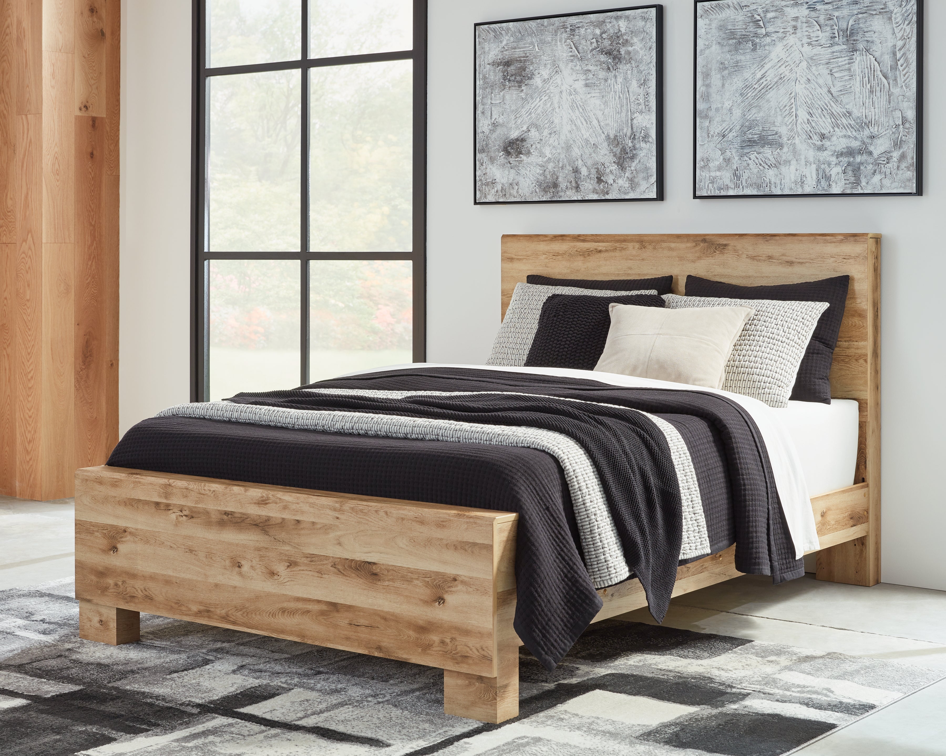 Luxury Living Gallery - Ashley Furniture - Hyanna Bedroom - Queen Panel Bed / Tan Brown - B1050B2