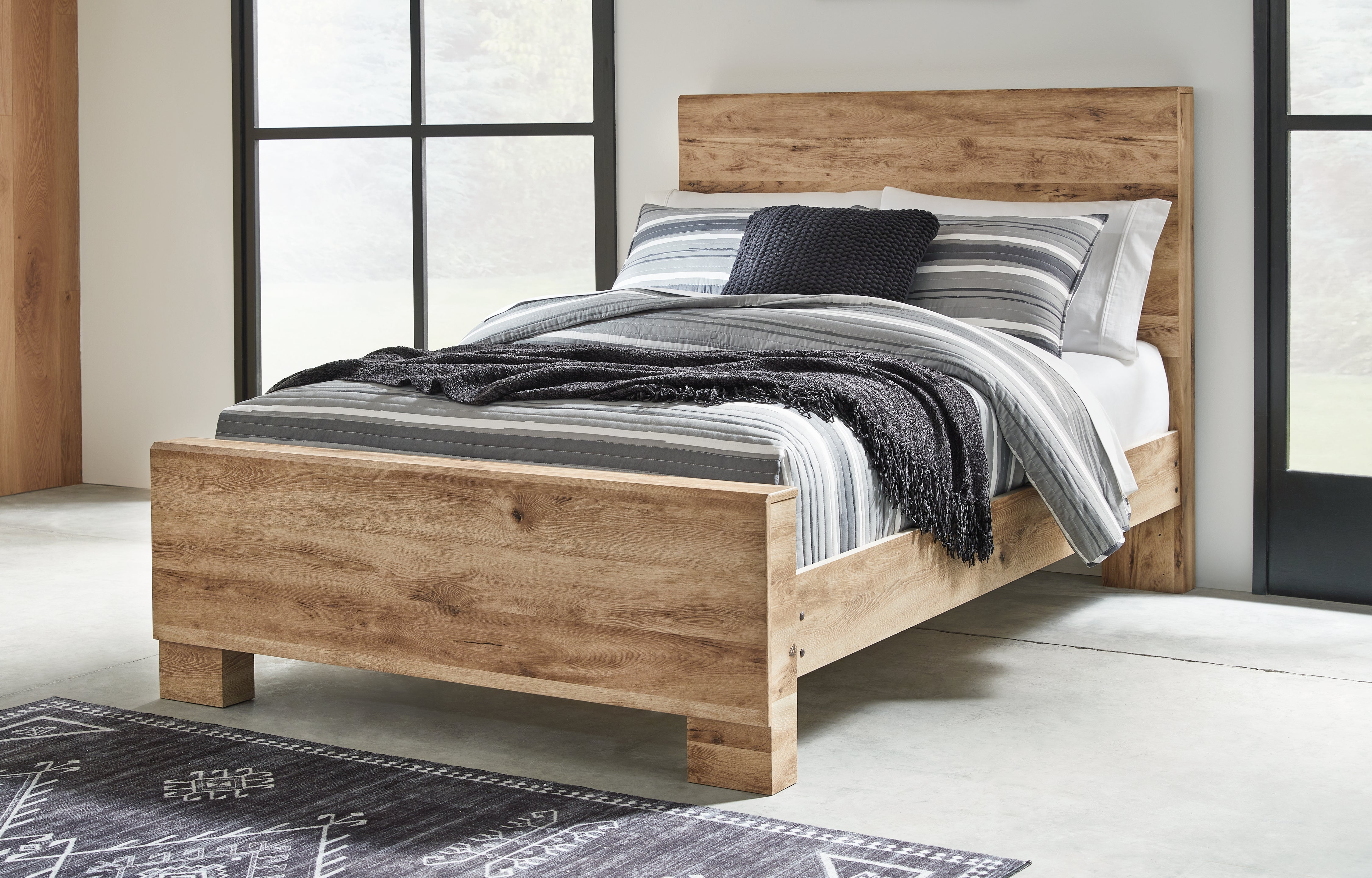 Luxury Living Gallery - Ashley Furniture - Hyanna Bedroom - Full Panel Bed / Tan Brown - B1050B21
