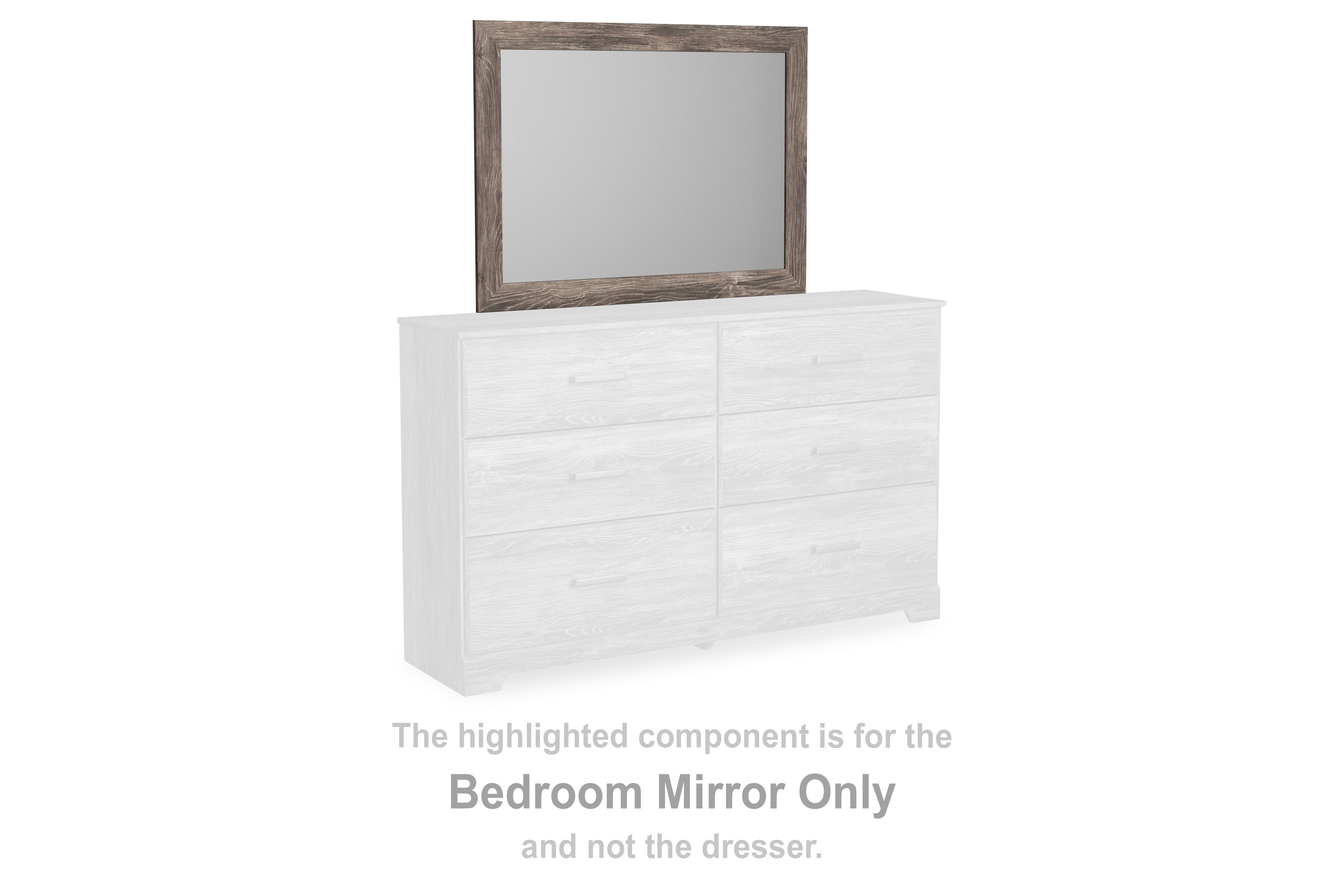 Luxury Living Gallery - Ashley Furniture - Ralinksi Bedroom - Bedroom Mirror / Gray - B2587-36