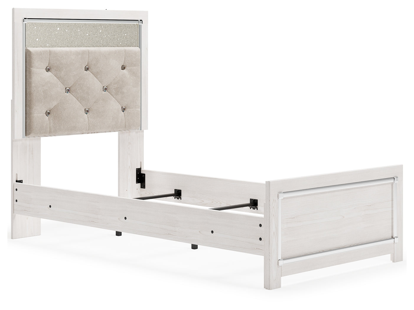 Luxury Living Gallery - Ashley Furniture - Altyra Bedroom - Twin Panel Bed / White - B2640B6