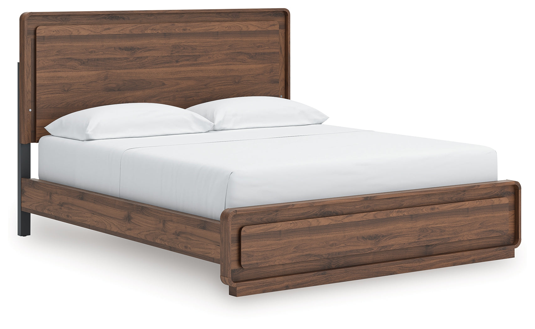 Luxury Living Gallery - Ashley Furniture - Fortlorn Bedroom - California King Panel Bed / Walnut Brown - PCB386B5