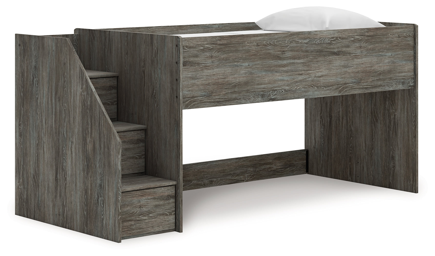 Luxury Living Gallery - Ashley Furniture - Frandern Bedroom - Twin Loft Bed / Gray - B4480B12