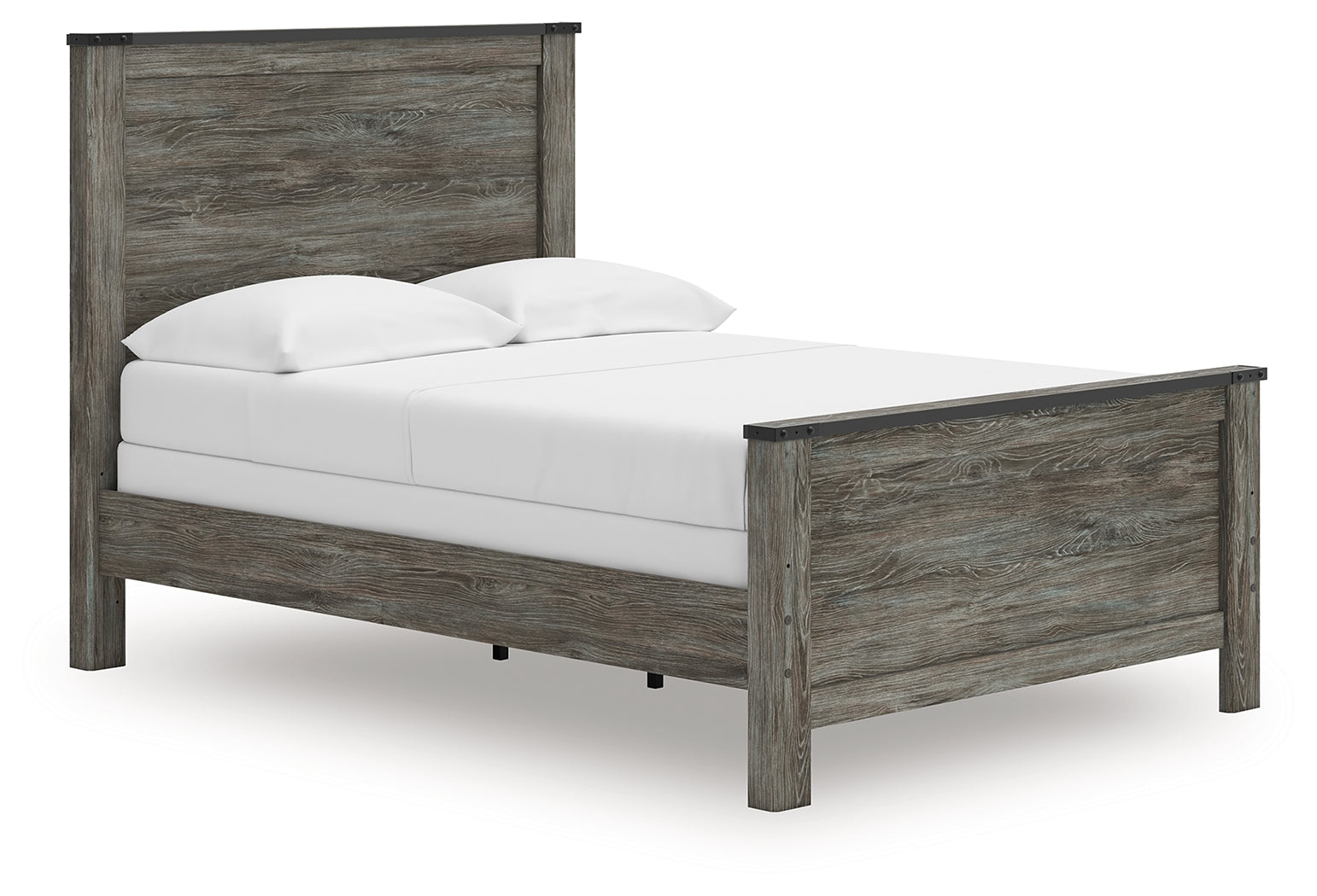 Luxury Living Gallery - Ashley Furniture - Frandern Bedroom - Full Panel Bed / Black/Gray - B4480B19