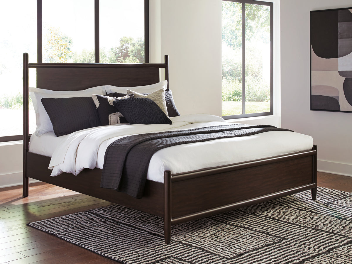 Luxury Living Gallery - Ashley Furniture - Dantenton Bedroom - California King Panel Bed - B611B7