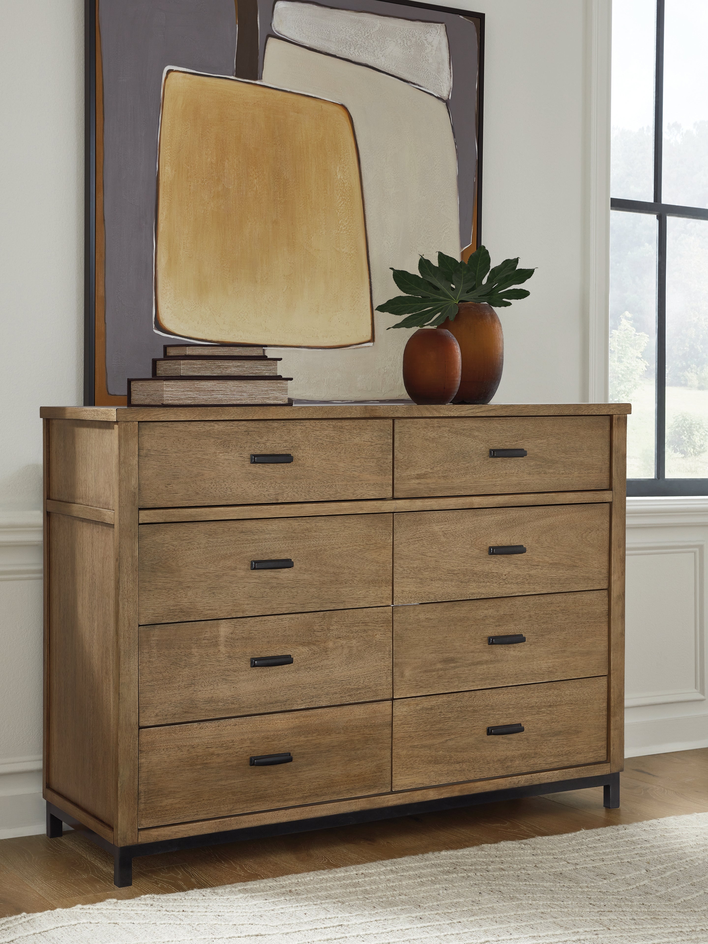 Luxury Living Gallery - Ashley Furniture - Tomtyn Bedroom - Dresser / Light Brown - B622-31