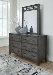 Luxury Living Gallery - Ashley Furniture - Montillan Bedroom - Queen Panel Bed / Grayish Brown - B651B2