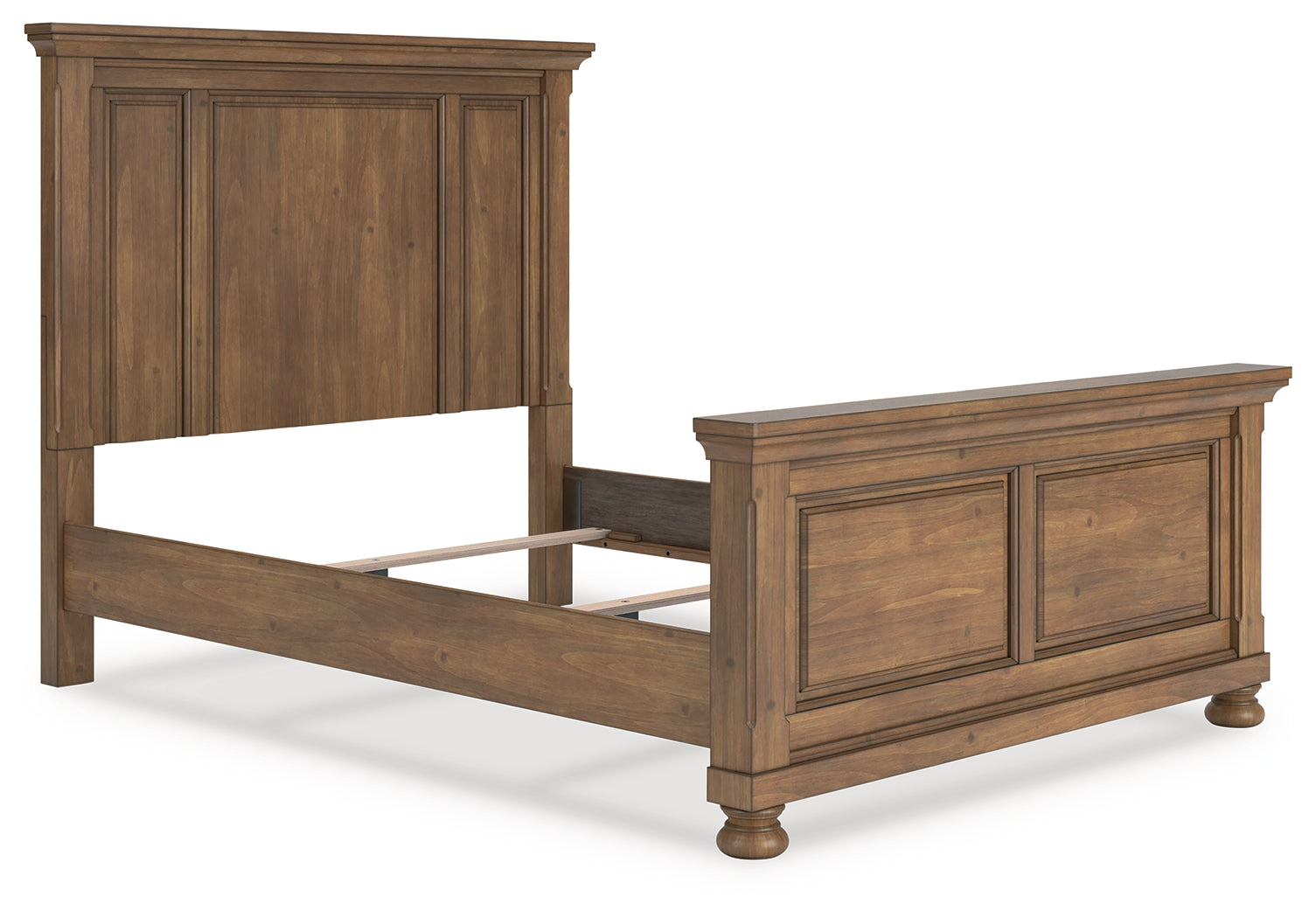 Luxury Living Gallery - Ashley Furniture - Feddinger Bedroom - Queen Panel Bed / Medium Brown - PCB779B2
