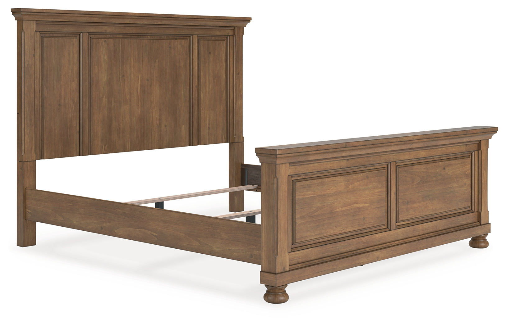 Luxury Living Gallery - Ashley Furniture - Feddinger Bedroom - King Panel Bed / Medium Brown - PCB779B6