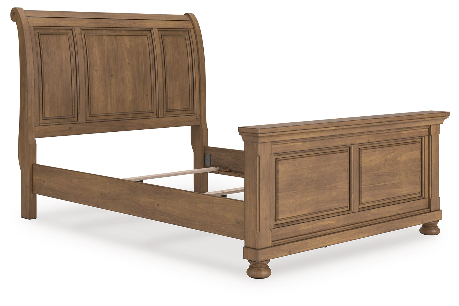 Luxury Living Gallery - Ashley Furniture - Feddinger Bedroom - Queen Sleigh Bed / Medium Brown - PCB779B14