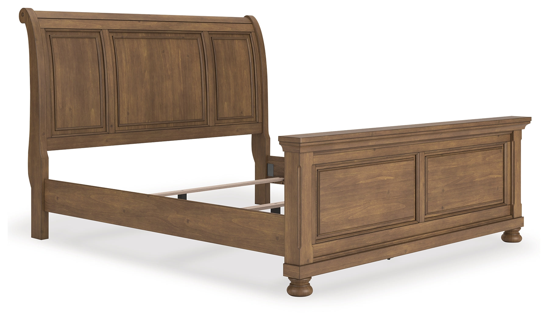 Luxury Living Gallery - Ashley Furniture - Feddinger Bedroom - King Sleigh Bed / Medium Brown - PCB779B15