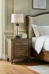 Luxury Living Gallery - Ashley Furniture - Sturlayne Bedroom - Queen Upholstered Panel Bed / Brown - B787B2