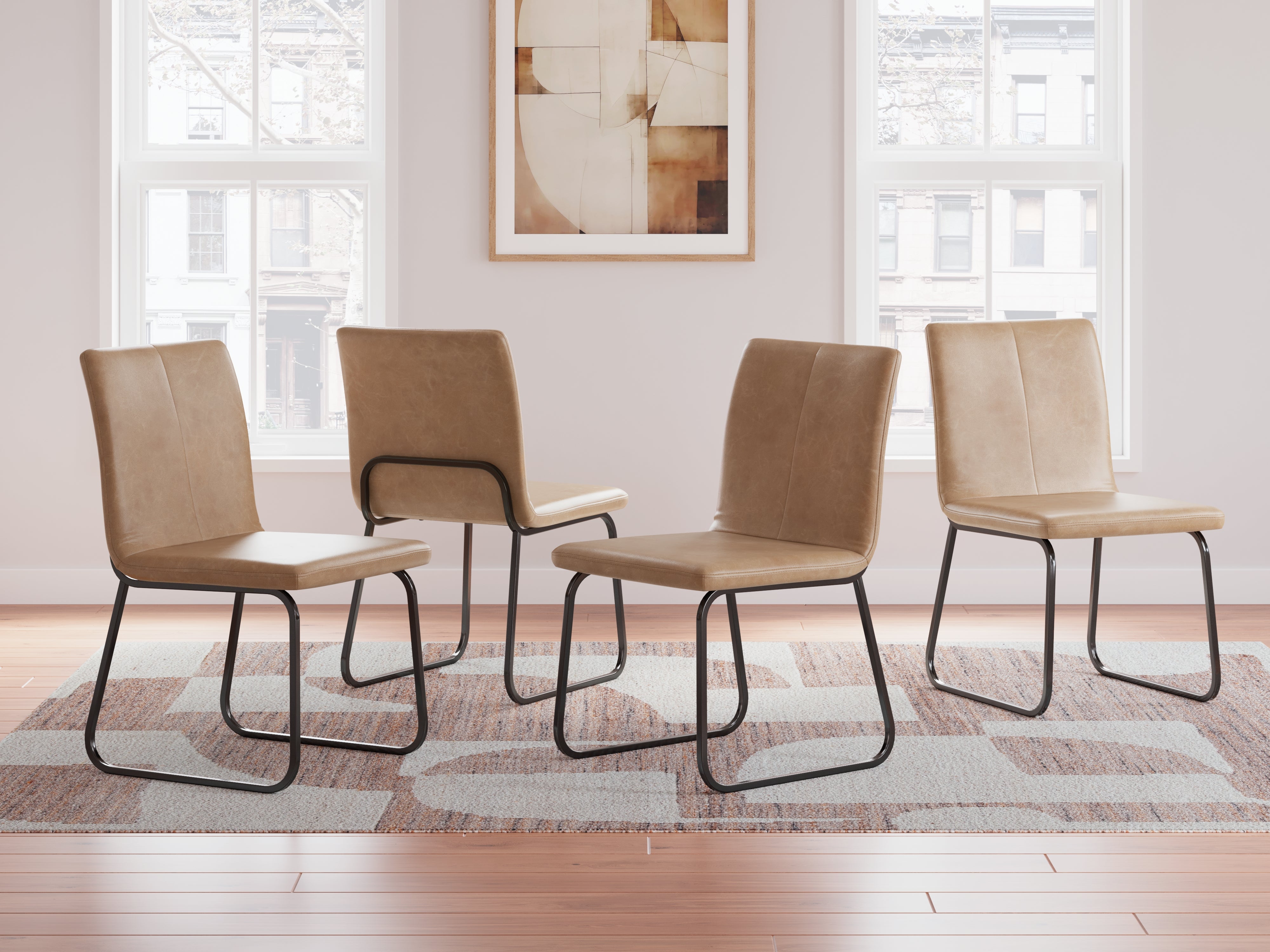 Luxury Living Gallery - Ashley Furniture - Pharwynn Dining Room - Dining Chair (Set of 4) / Multi - D446-02X4