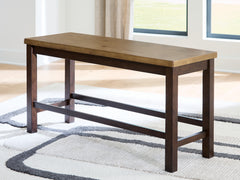 Luxury Living Gallery - Ashley Furniture - Rylandeen Dining Room - Double Counter Bench (1/CN) - PCD651-09