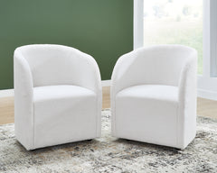 Luxury Living Gallery - Ashley Furniture - Rowanbeck Dining Room - Dining Chair (Set of 2) / Black - D821-02AX2