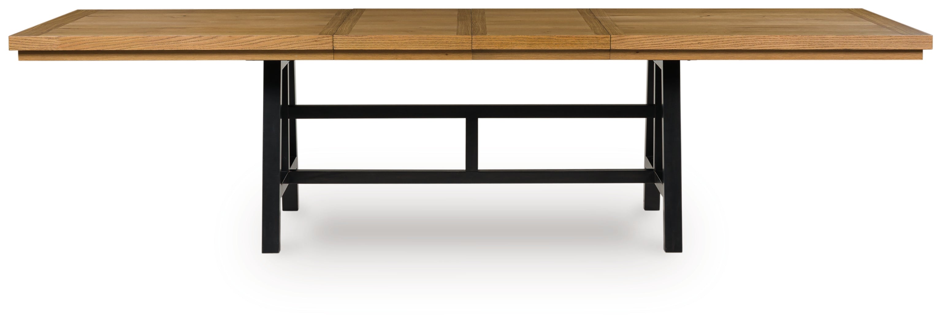 Luxury Living Gallery - Ashley Furniture - Galliden Dining Room - RECT Dining Room EXT Table / Black/Brown - D841-55