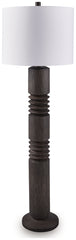 Luxury Living Gallery - Ashley Furniture - Fainwell Lighting - Poly Floor Lamp (1/CN) / Distressed Black - L235861