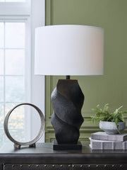 Luxury Living Gallery - Ashley Furniture - Amillion Lighting - Poly Table Lamp (1/CN) / Black - L235904