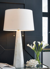 Luxury Living Gallery - Ashley Furniture - Laurellen Lighting - 2-Piece Lamp Set / White - L429064X2