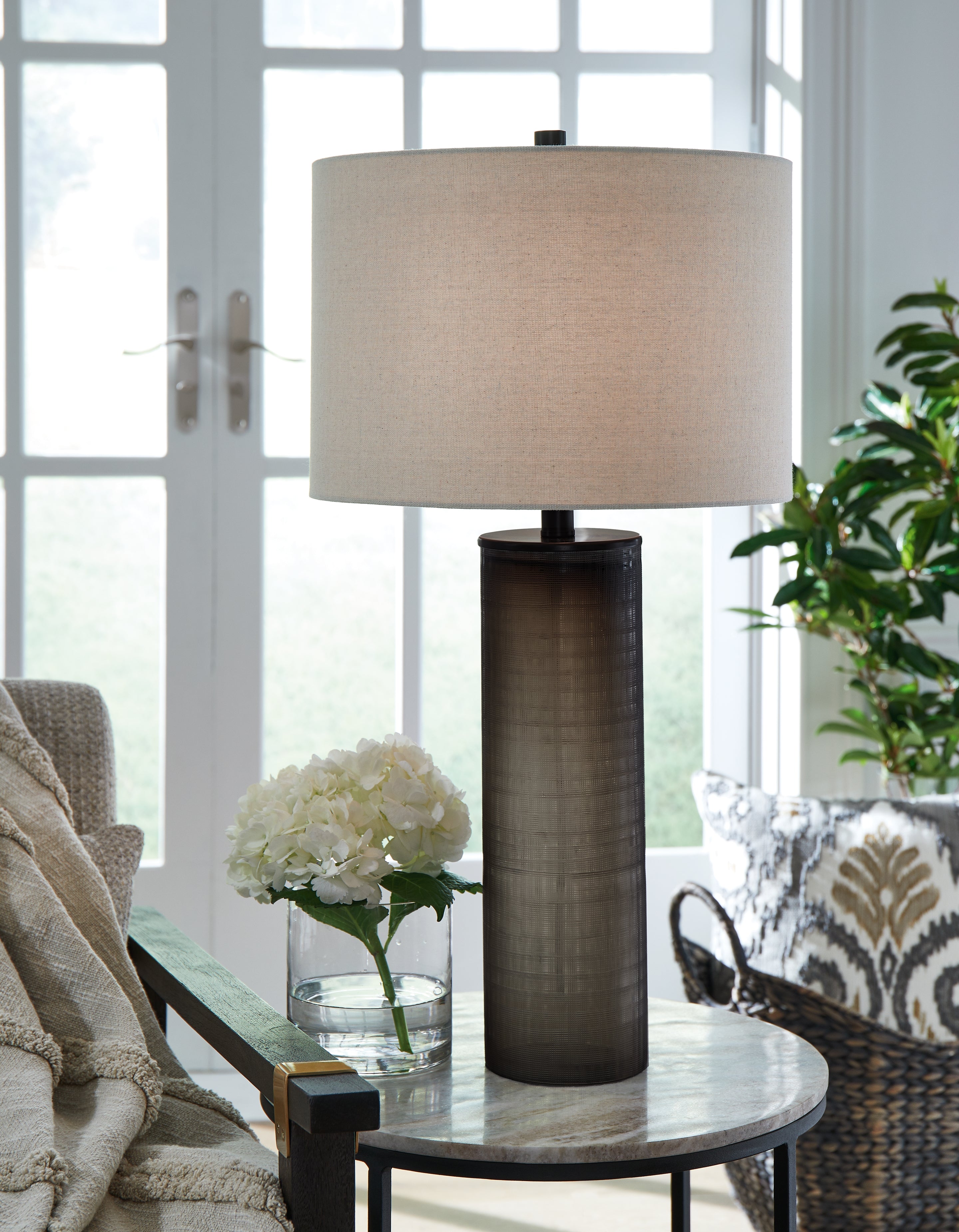 Luxury Living Gallery - Ashley Furniture - Dingerly Lighting - Table Lamp (Set of 2) / Brown - L430824X2
