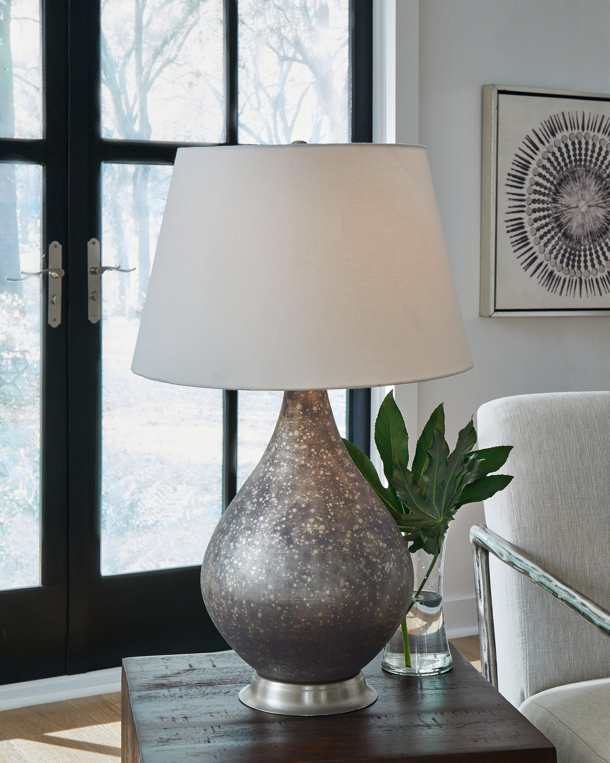 Luxury Living Gallery - Ashley Furniture - Bluacy Lighting - Table Lamp (Set of 2) / Antique Gray - L430834X2