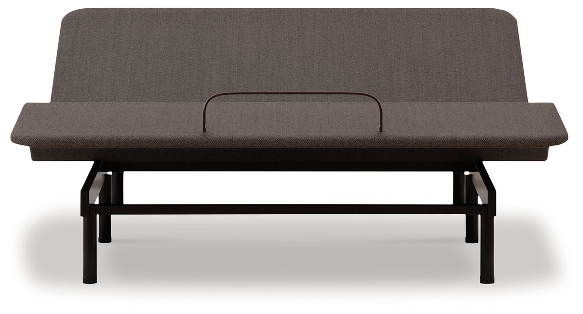 Luxury Living Gallery - Ashley Furniture - Head/Foot Model - Good Queen Adjustable Base - Queen Adjustable Base / Charcoal Gray - M5X332