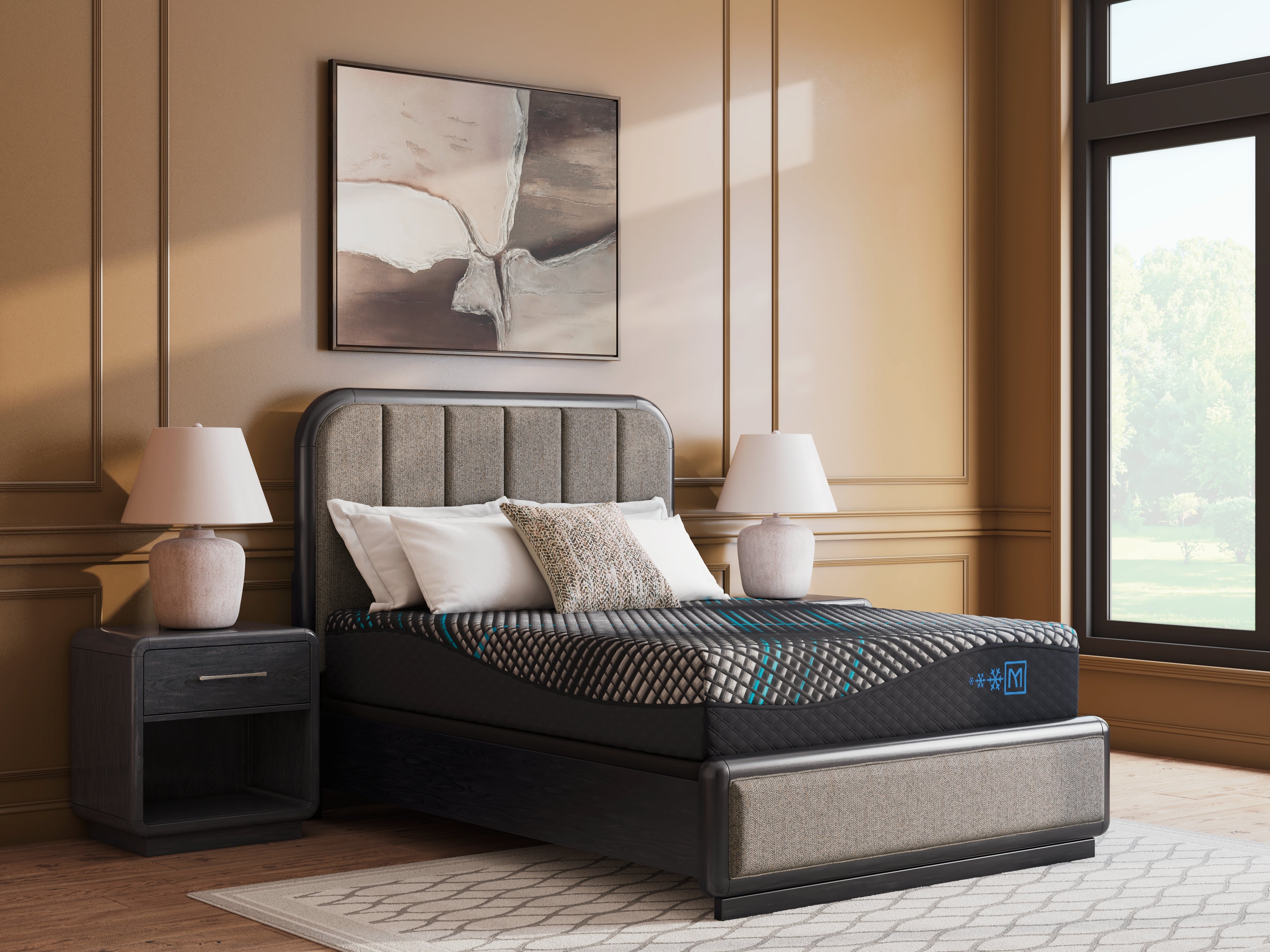 Luxury Living Gallery - Ashley Furniture - Millennium 2.0 Hybrid 12 Inch Mattresses - Queen / Black - M31331