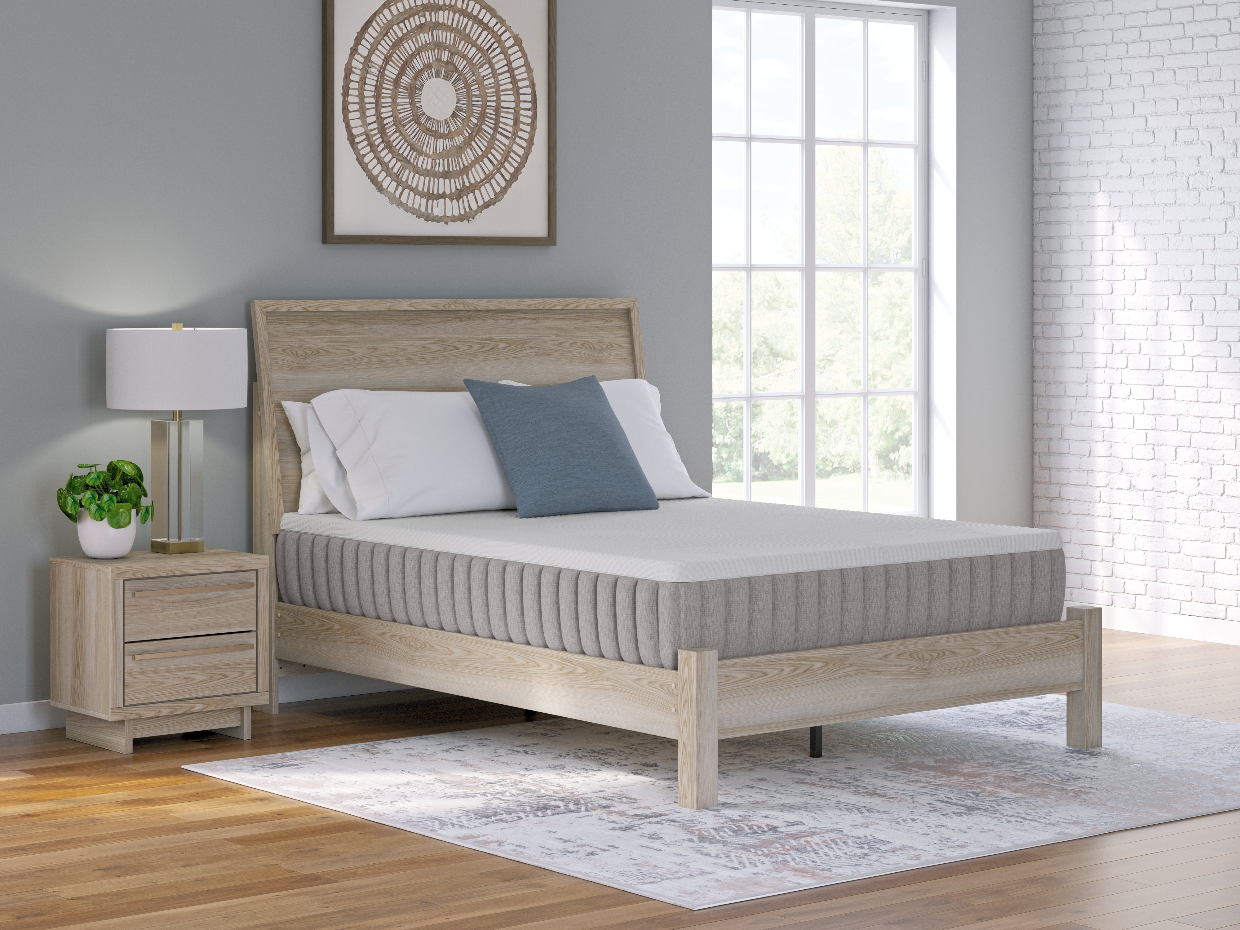 Luxury Living Gallery - Ashley Furniture - Terra Sleep Firm Mattresses - California King / White - M52251