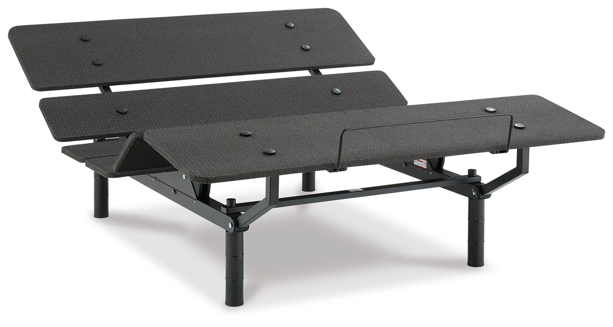 Luxury Living Gallery - Ashley Furniture - Cosmic Power Base Queen Adjustable Base - Queen Adjustable Base / Black - M8X232