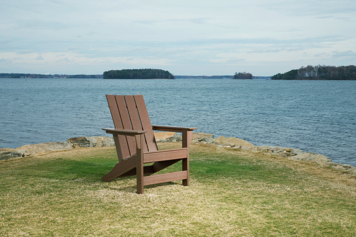 Luxury Living Gallery - Ashley Furniture - Emmeline Outdoor - Adirondack Chair / Brown - P420-898