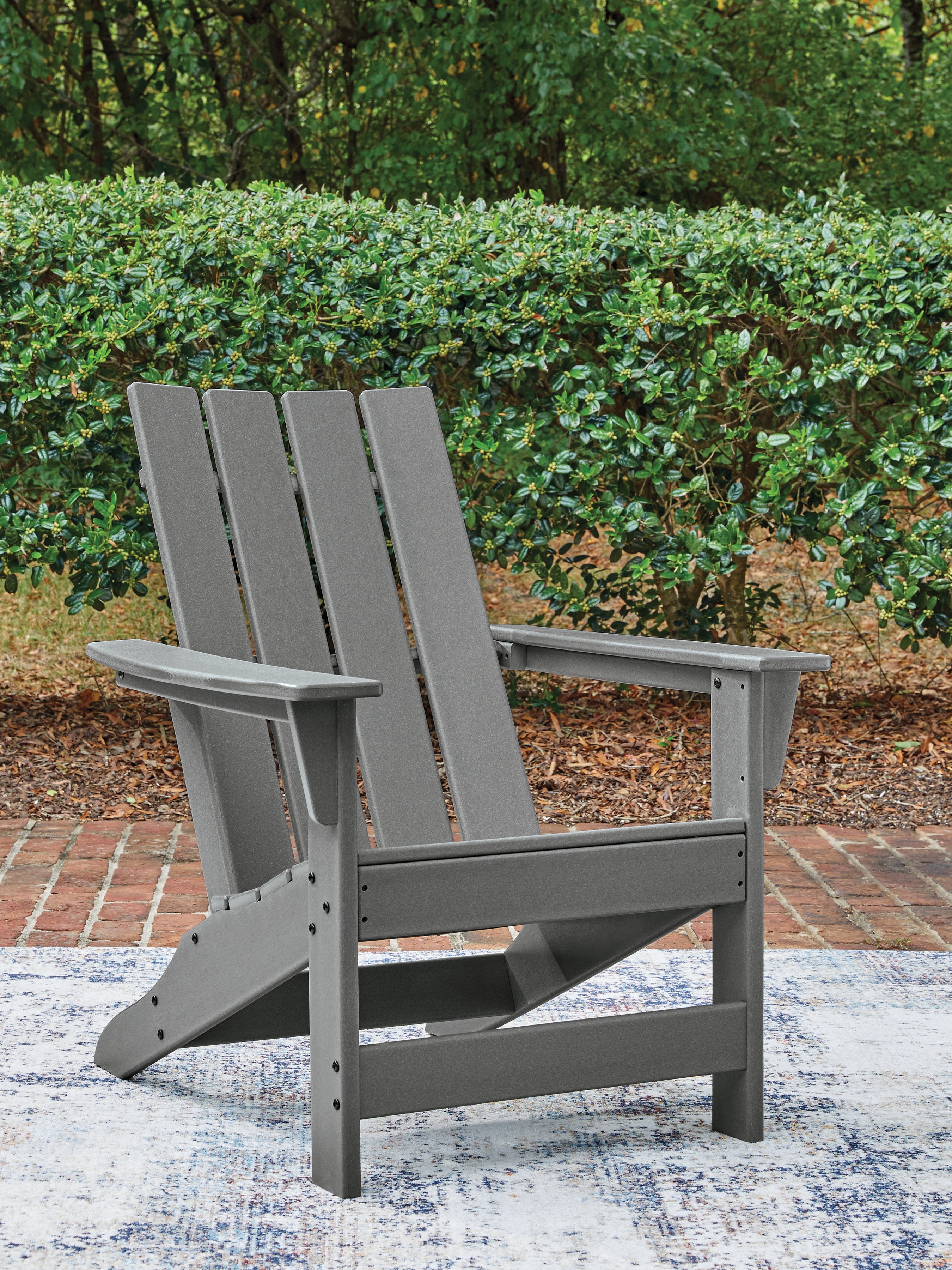 Luxury Living Gallery - Ashley Furniture - Cove Beach Outdoor - Adirondack Chair / Gray - PCP803-898