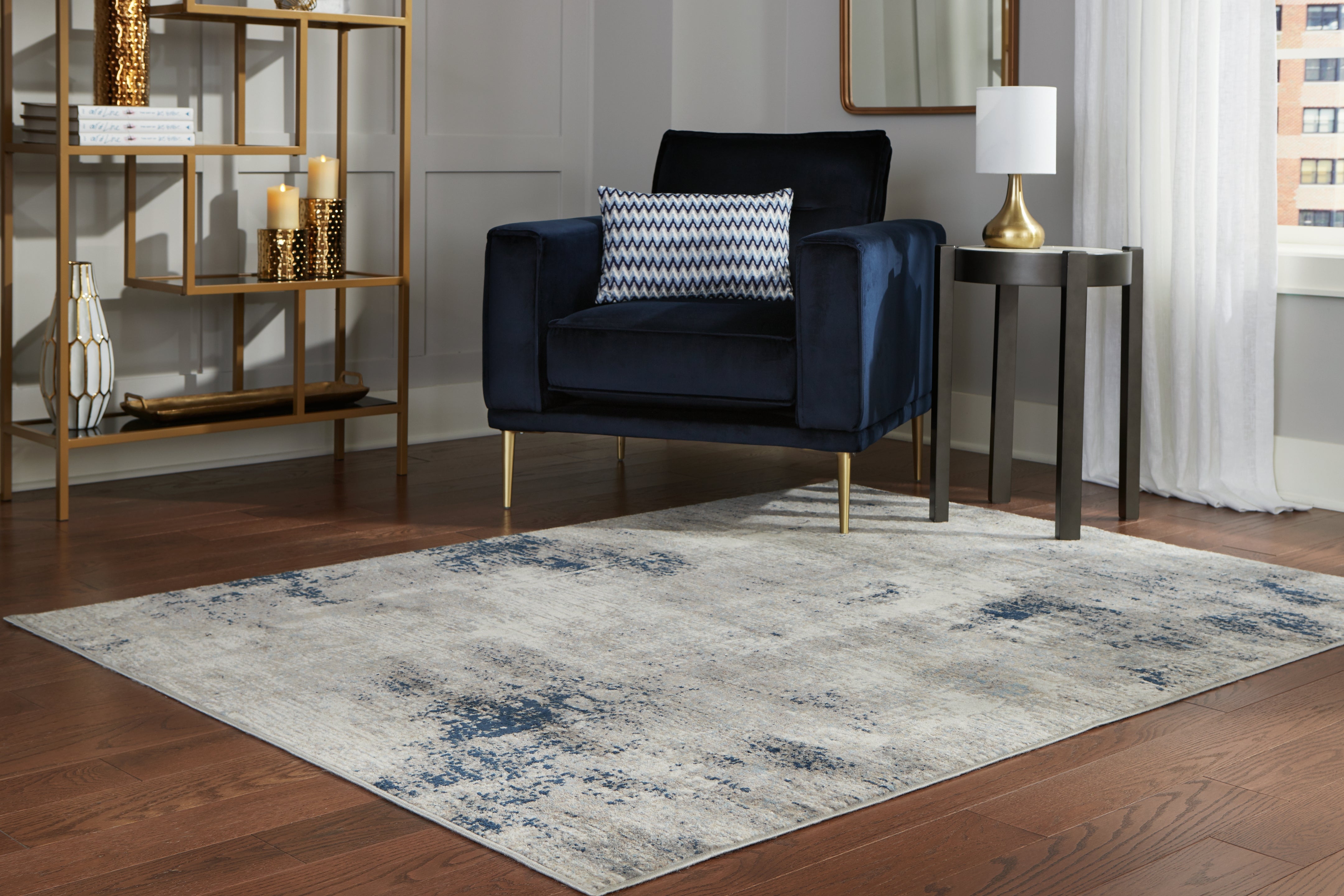Luxury Living Gallery - Ashley Furniture - Wrenstow Rug - 5'3" x 7'3" Rug / Multi - R403752