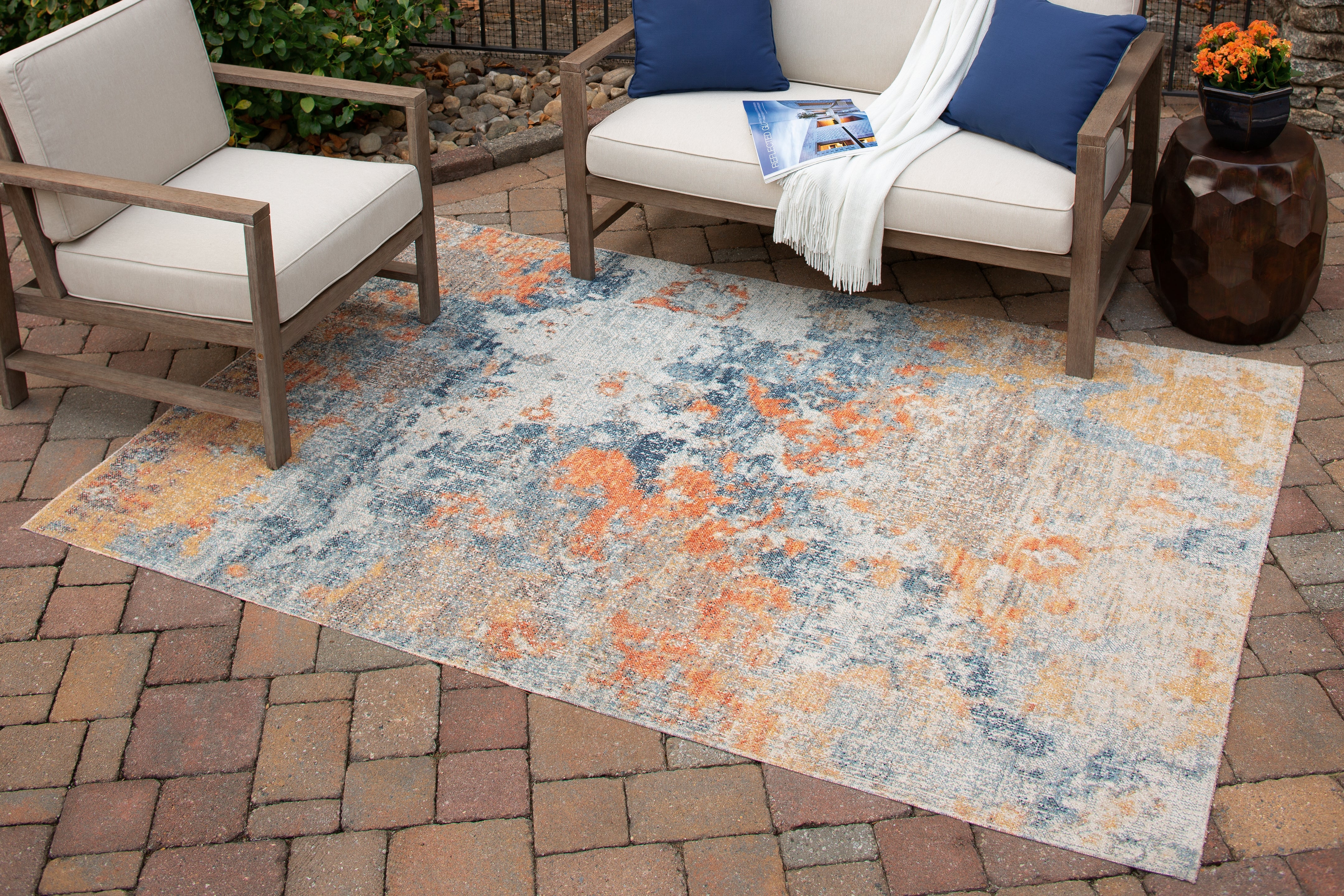 Luxury Living Gallery - Ashley Furniture - Wraylen Rug - 7'10" x 10' Rug / Multi - R405051