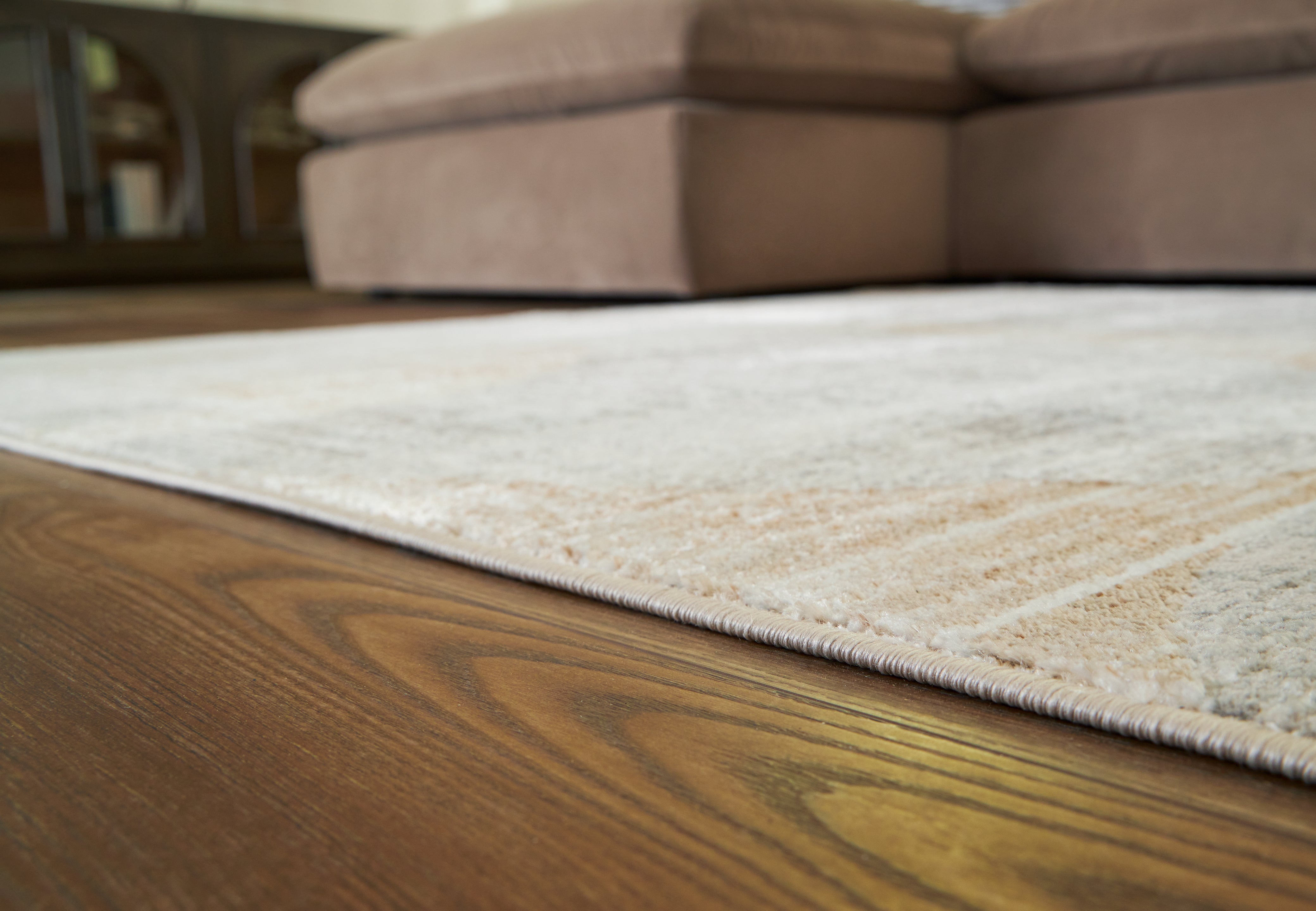 Luxury Living Gallery - Ashley Furniture - Truward Rug - 8' x 10' Rug / Linen/Gray/Caramel - R406471