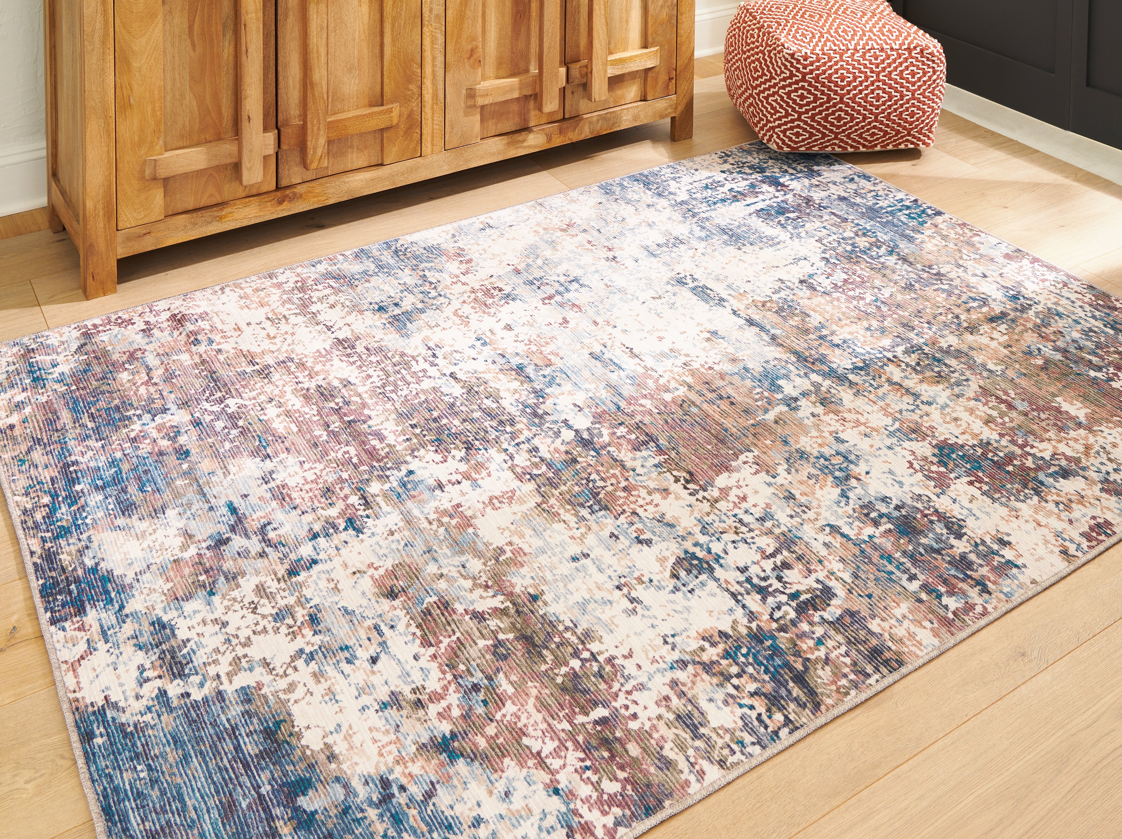 Luxury Living Gallery - Ashley Furniture - Willbertal Rug - 8' x 10' Washable Rug / Multi - R406651