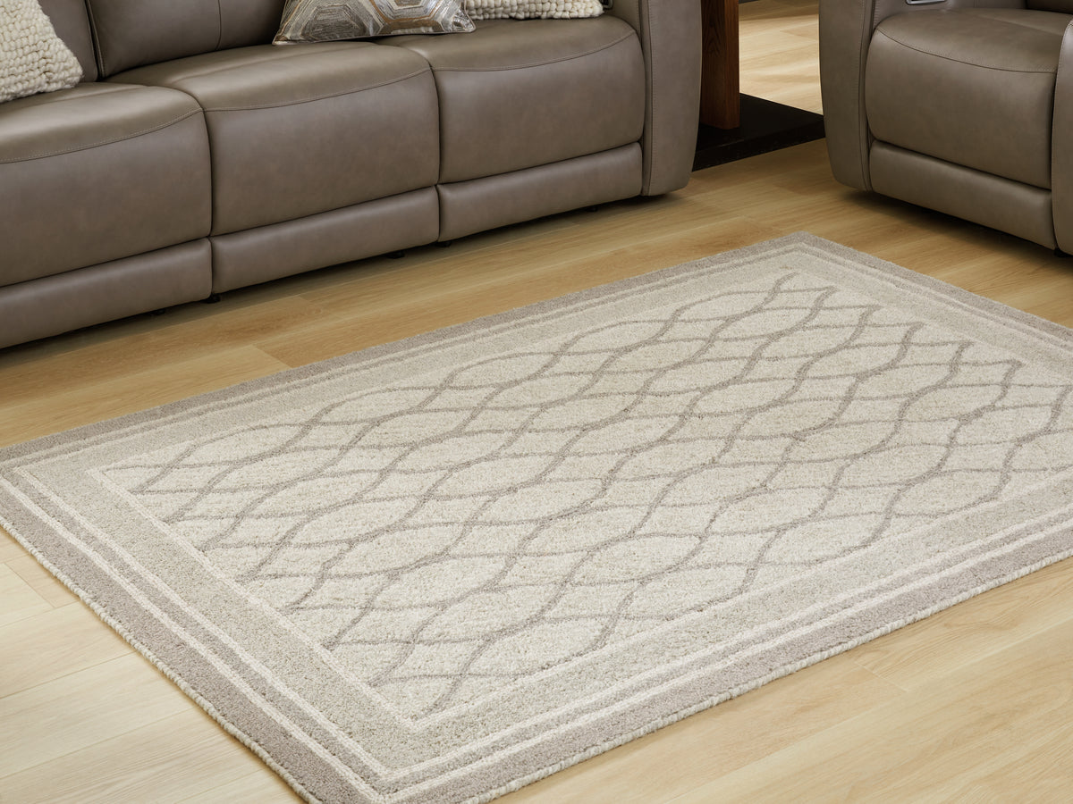 Luxury Living Gallery - Ashley Furniture - Wimney Rug - Extra Large Rug / Gray - R407280