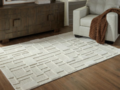 Luxury Living Gallery - Ashley Furniture - Empriss Rug - 7'8" x 10' Area Rug / Ivory - R407621